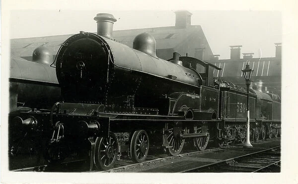 4-4-0 Steam Locomotive - Salop Shed, Wellington, Shropshire