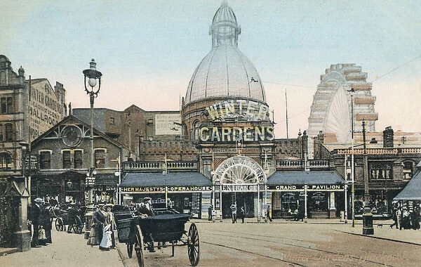 Blackpool - Entrance to the Winter Gardens