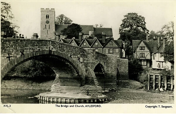 The Bridge & Church, Aylesford, Kent