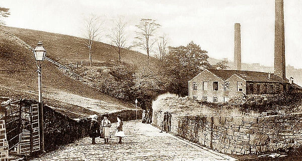 Carr Lane, Cowpe, early 1900s
