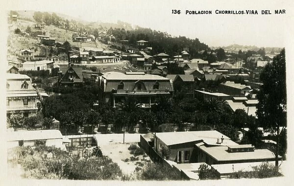 Chile - Valparaiso - A residential suburb