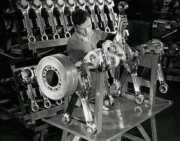 Deltic engine assembly