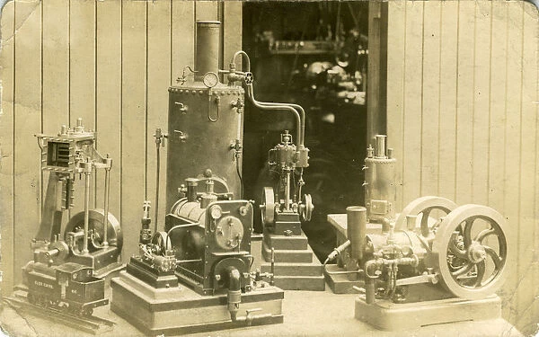 Edwardian Steam Engine and Locomotive Exhibition Models