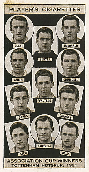 FA Cup winners - Tottenham Hotspur, 1921