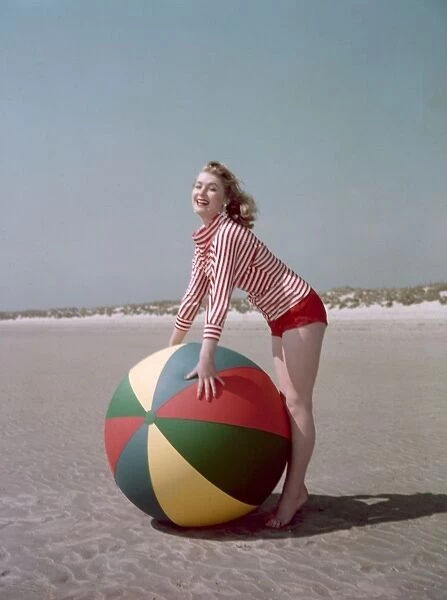 Girl with Beach Ball