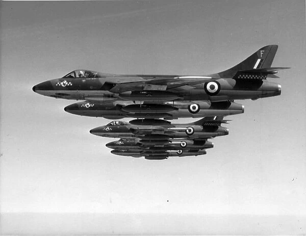 Hawker Hunter F6s of No92 Squadron