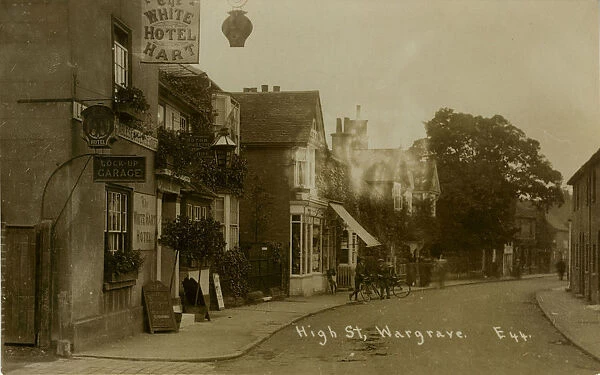 High Street - Showing the White Hart Hotel