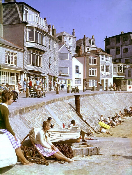 Holidaymakers, Wharf Road, St Ives, Cornwall