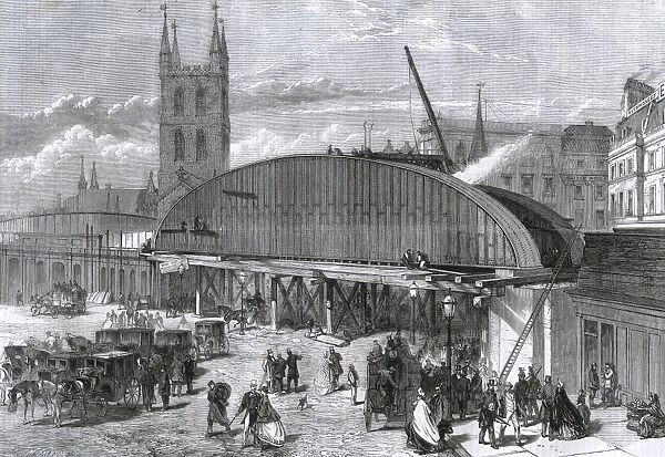 Iron bridge, London Bridge Station, City of London