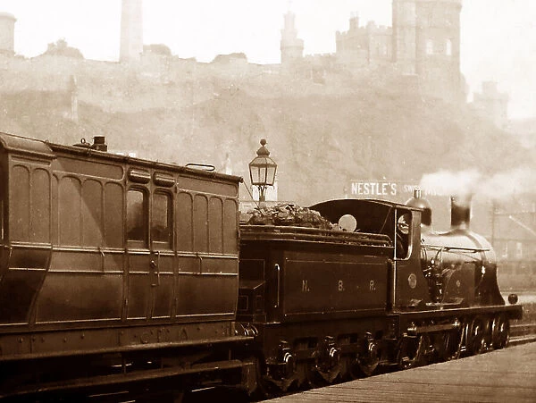 North British Railway locomotive in Edinburgh