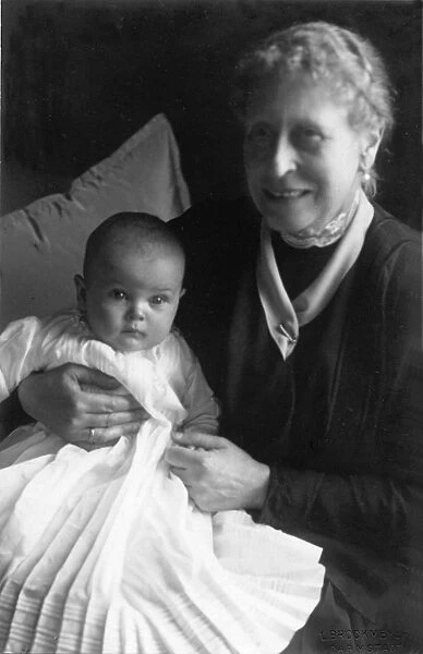 Princess Victoria of Hesse with her great-grandson