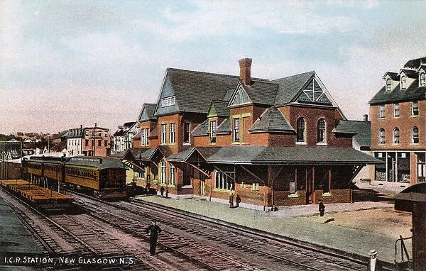 Railway Station at New Glasgow, Nova Scotia, Canada