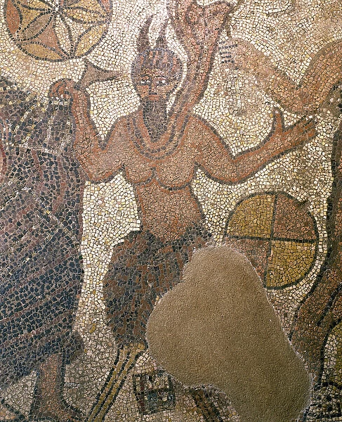 Satyr. Roman mosaic
