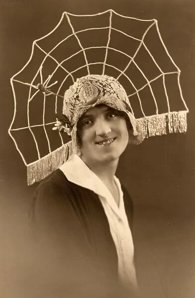 Spider Web Cloche Hat