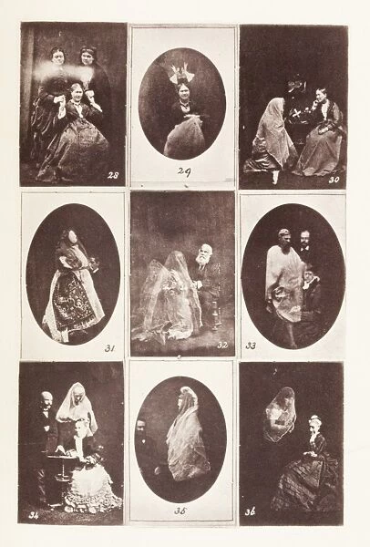 Victorian Men and Women with spirits