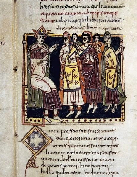 Vigilian or Albelda Codex. 10th c. Council of