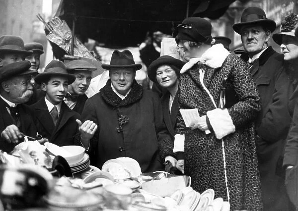 Winston Churchill during election 1927
