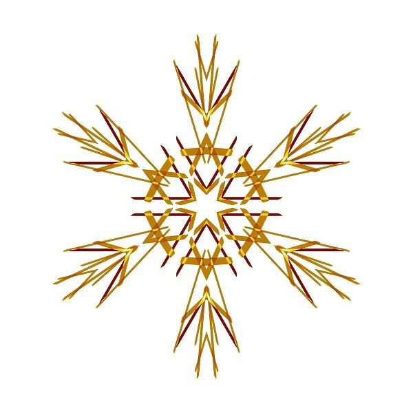 Snowflake pattern, artwork F008  /  3386