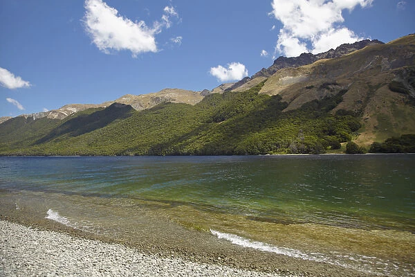 North Mavora Lake, and Livingstone Mountains, Southland, South Island, New Zealand
