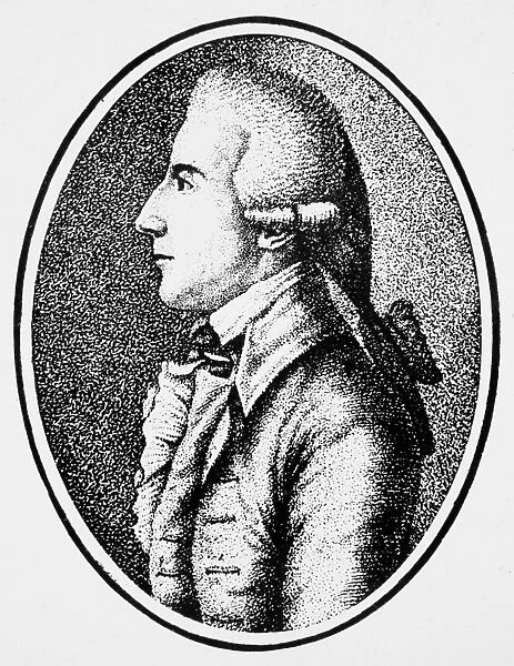 (1740-1817). Johann Heinrich Jung-Stilling. German physician, mystic, and writer. Aquatint engraving, German, 1789