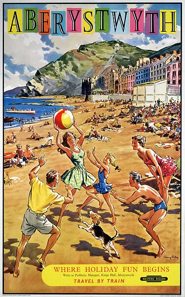 Aberystwyth, BR (WR) poster, 1960