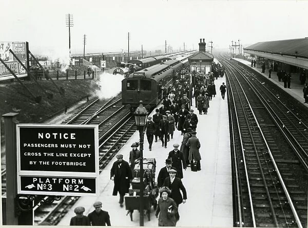 Aintree Sefton Arms station, Lancashire & Yorkshire Railway, April 1913