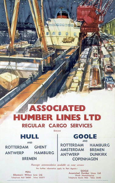 Associated Humber Lines, BR poster, 1961
