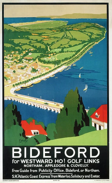 Bideford, SR poster, 1923-1947