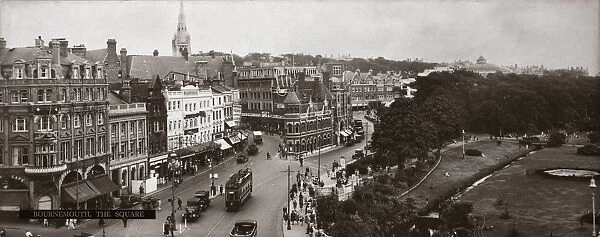 Bournemouth: The Square, LMS carriage photograph, c 1930s