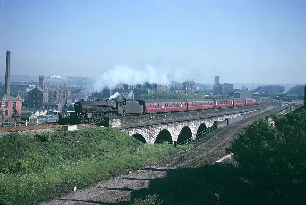 BR steam locomotive No. 45647, 30th May 1966. (T. Linfoot slide, 8  /  153B)