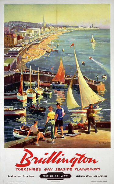 Bridlington, BR poster, 1958