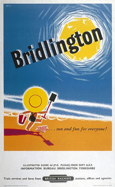 Bridlington, BR poster, 1959