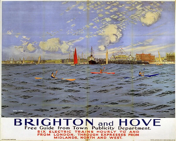 Brighton and Hove, SR poster, 1923-1947