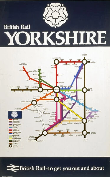 British Rail - Yorkshire, BR (E) poster, 1977