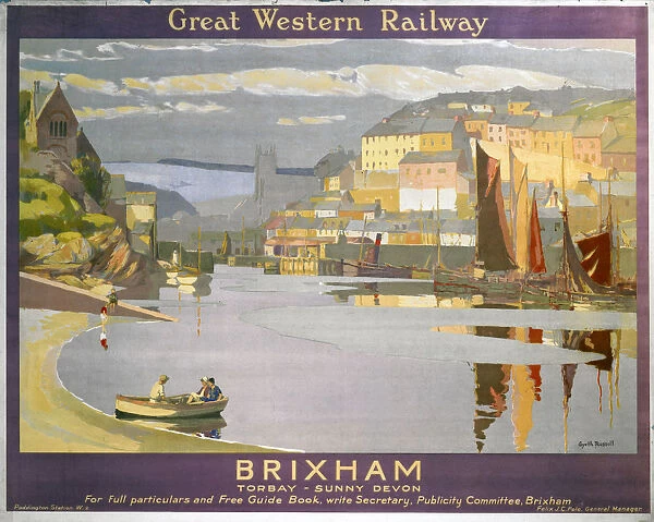 Brixham, GWR poster, 1923-1947