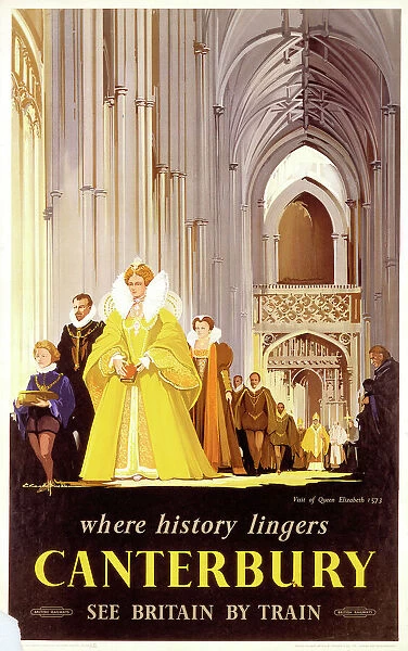 Canterbury, BR poster, 1952
