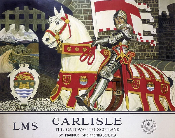 Carlisle: The Gateway to Scotland, LMS poster, 1924