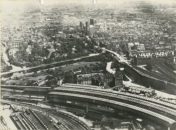 City of York aerial view, 10 June 1951