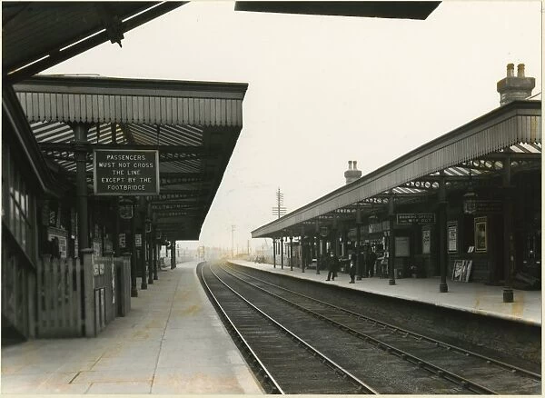 Clitheroe Station, Lancashire & Yorkshire Railway, May 1912