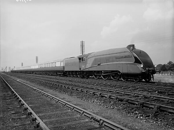 Coronation Train at Retford. England, 1937