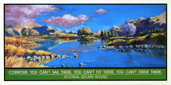 Corrour, Scotrail poster, 1996