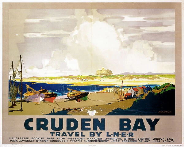 Cruden Bay, LNER poster, 1928