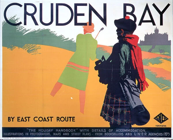 Cruden Bay, LNER poster, c 1930