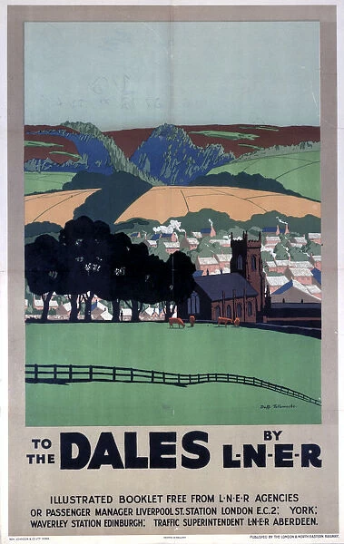 To the Dales by LNER, LNER poster, 1923-1947