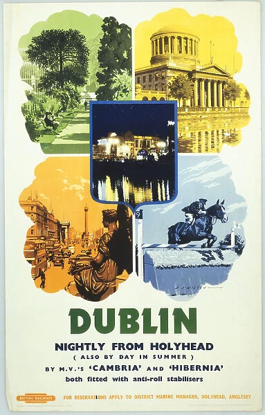 Dublin - Nightly from Holyhead, 1960. Bri