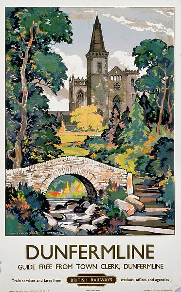 Dunfermline, BR (ScR) poster, 1959