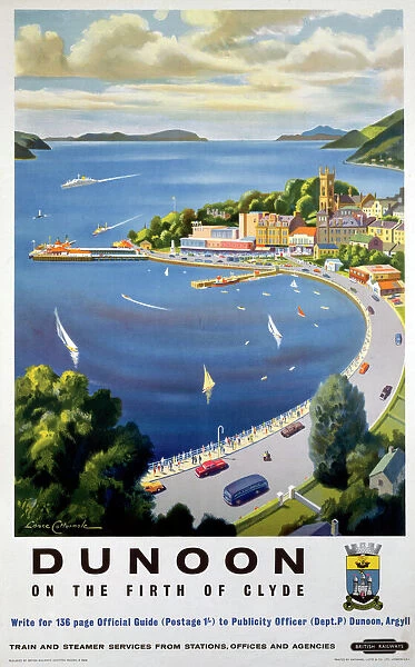 Dunoon, BR (ScR) poster, c 1960s