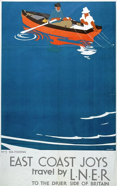 Vintage LNER East Coast Joys Sea Bathing Railway Poster Print A3/A4