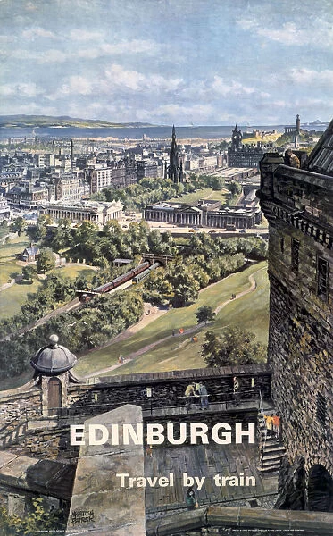 Edinburgh, BR poster, 1955-1965