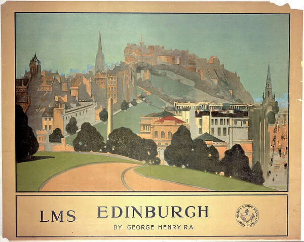 Edinburgh, LMS poster, 1924